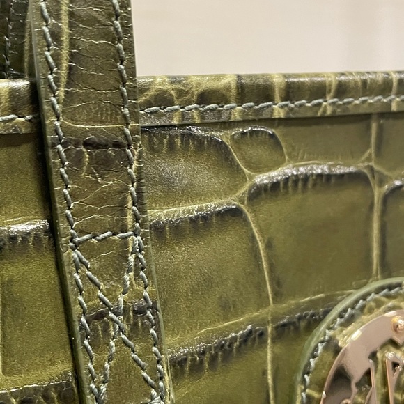 Roberto Cavalli moss green tote - purse NWT - Picture 11 of 15